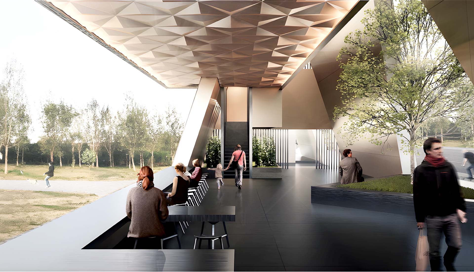 Weihe River Landscape Pavilion