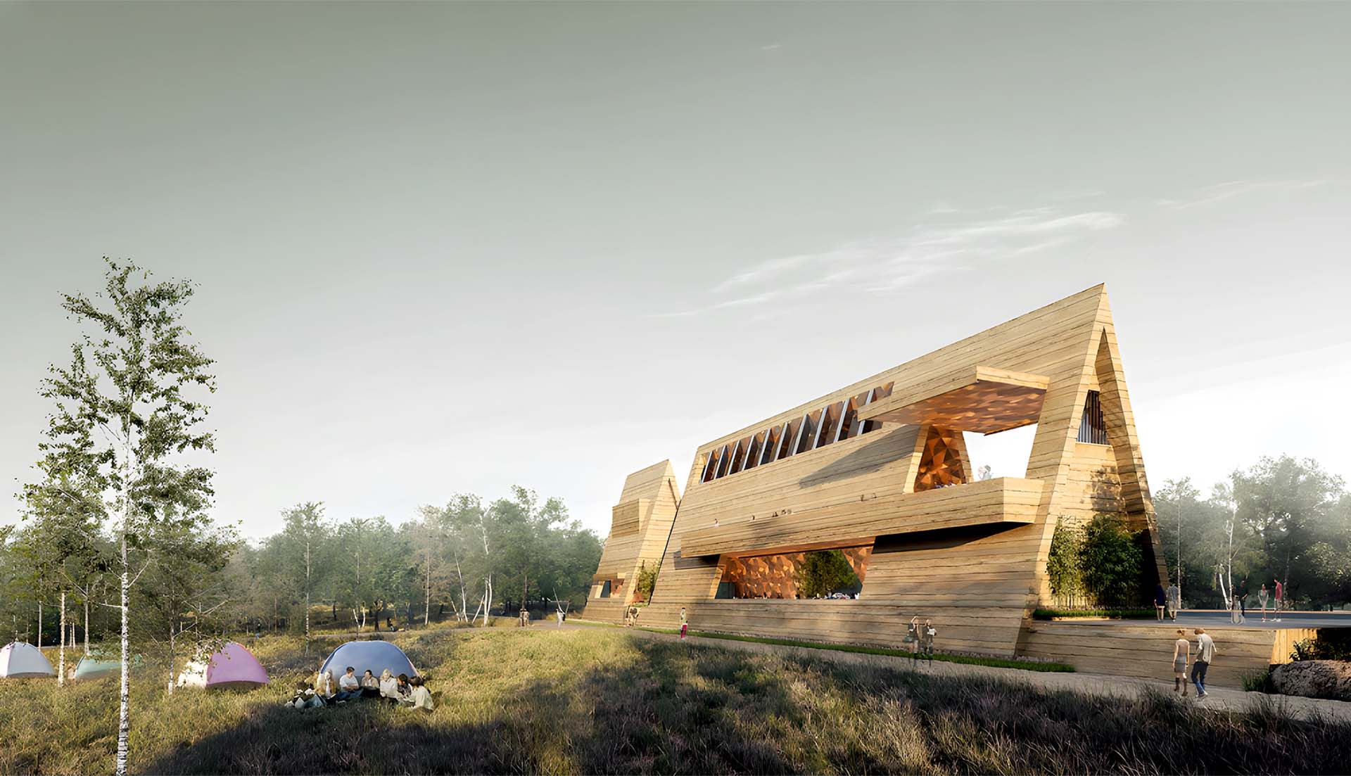 Weihe River Landscape Pavilion